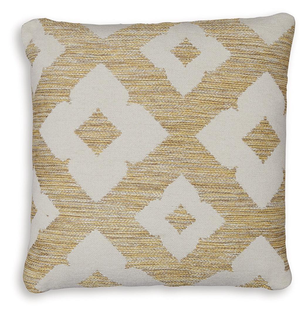 Brockner Next-Gen Nuvella Brown Yellow Pillow (Set of 4) - Image 2