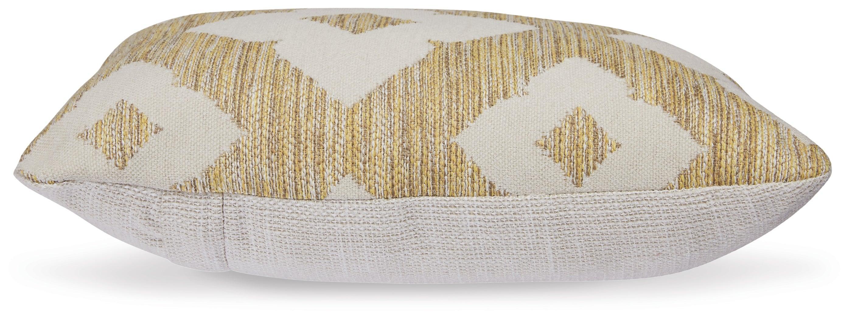 Brockner Next-Gen Nuvella Brown Yellow Pillow (Set of 4) - Image 3