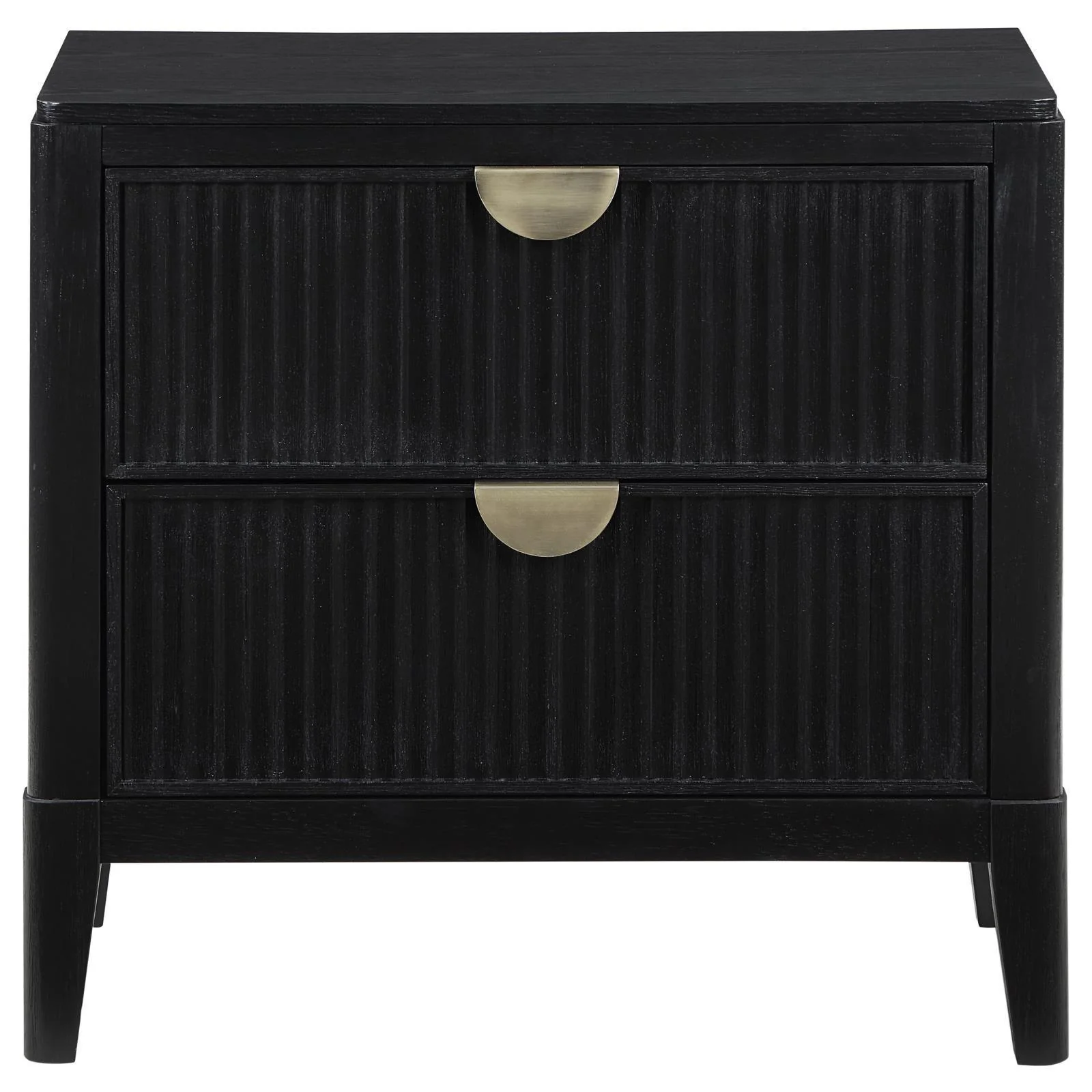 Brookmead 2 Drawer Nightstand Black - Image 3