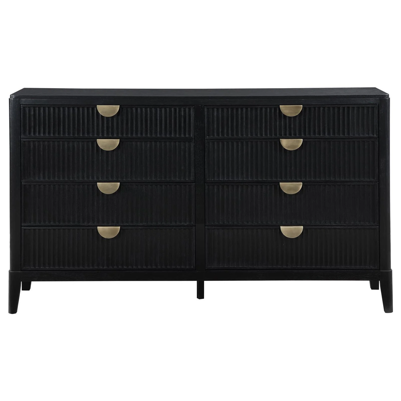 Brookmead 8 Drawer Bedroom Dresser Black - Image 3