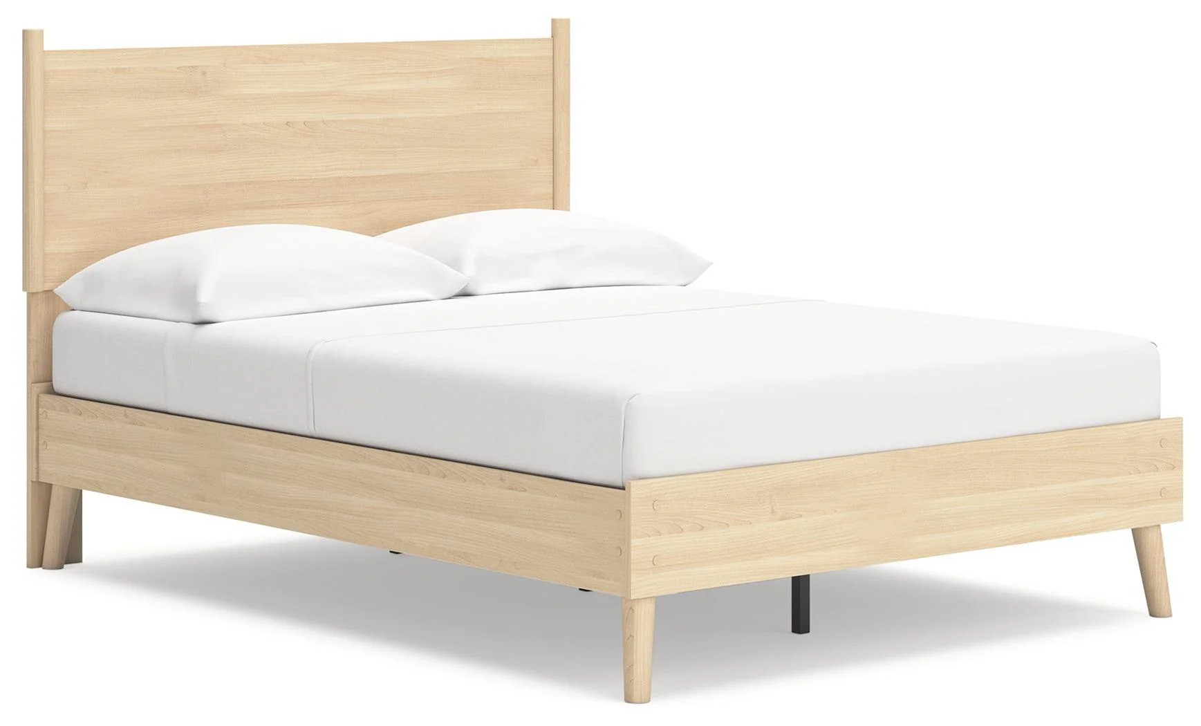 Cabinella Tan Full Platform Panel Bed - Image 2