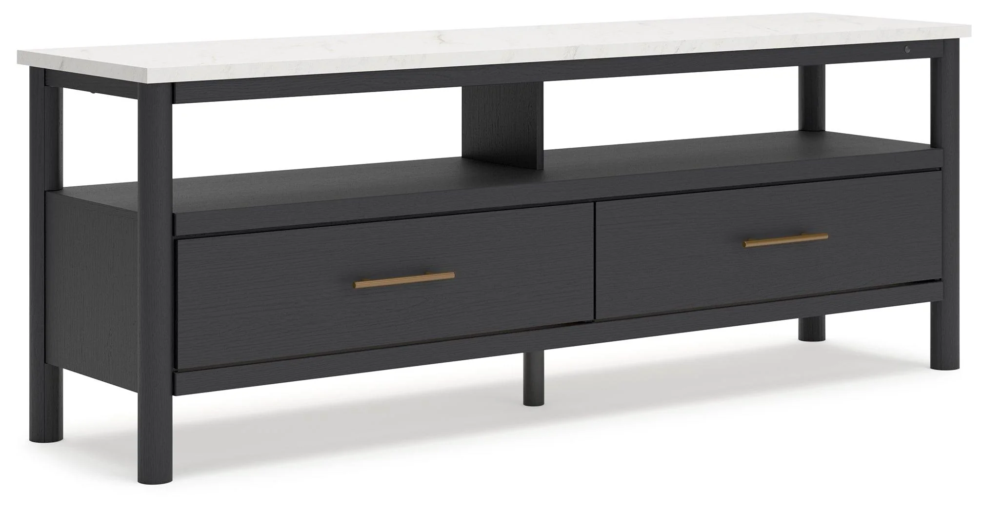 Cadmori Black White 72" Tv Stand - Image 2