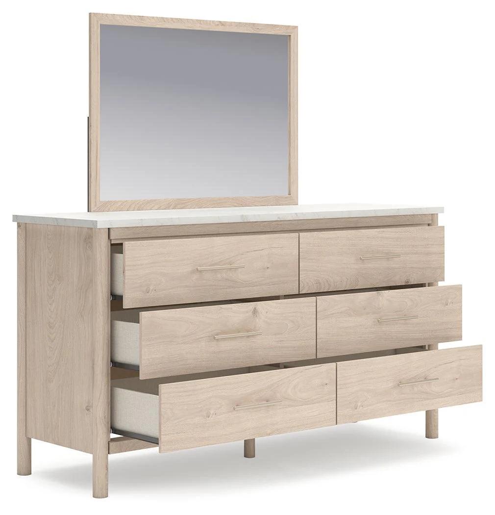 Cadmori Two-Tone Dresser And Mirror - Image 3