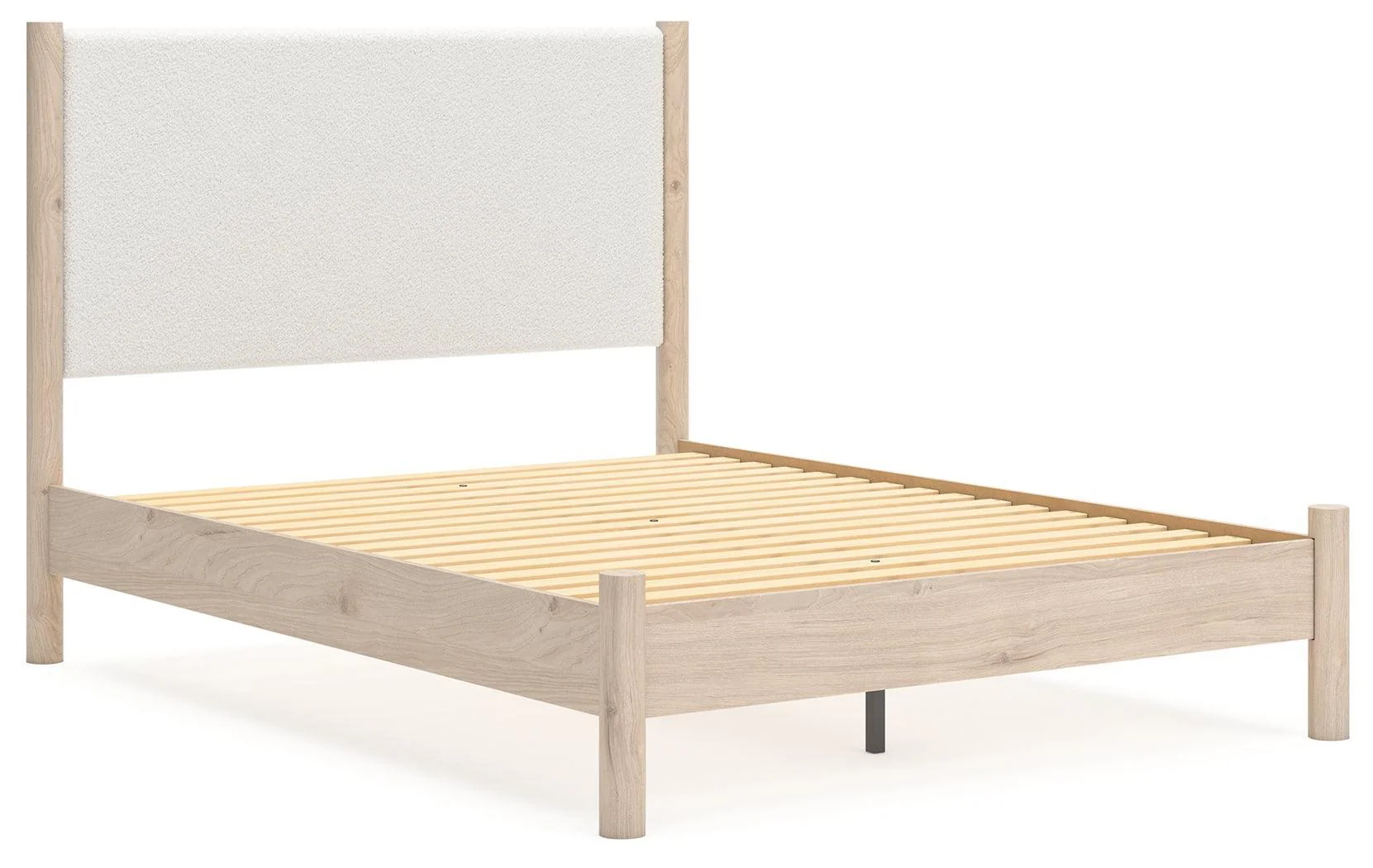 Cadmori Two-Tone Queen Upholstered Panel Bed - Image 3