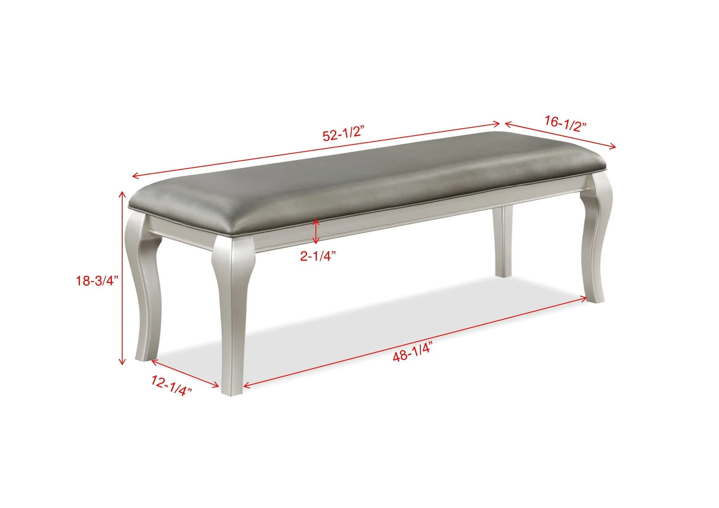 Caldwell Gray Glass Rectangular Dining Room Set - Image 3