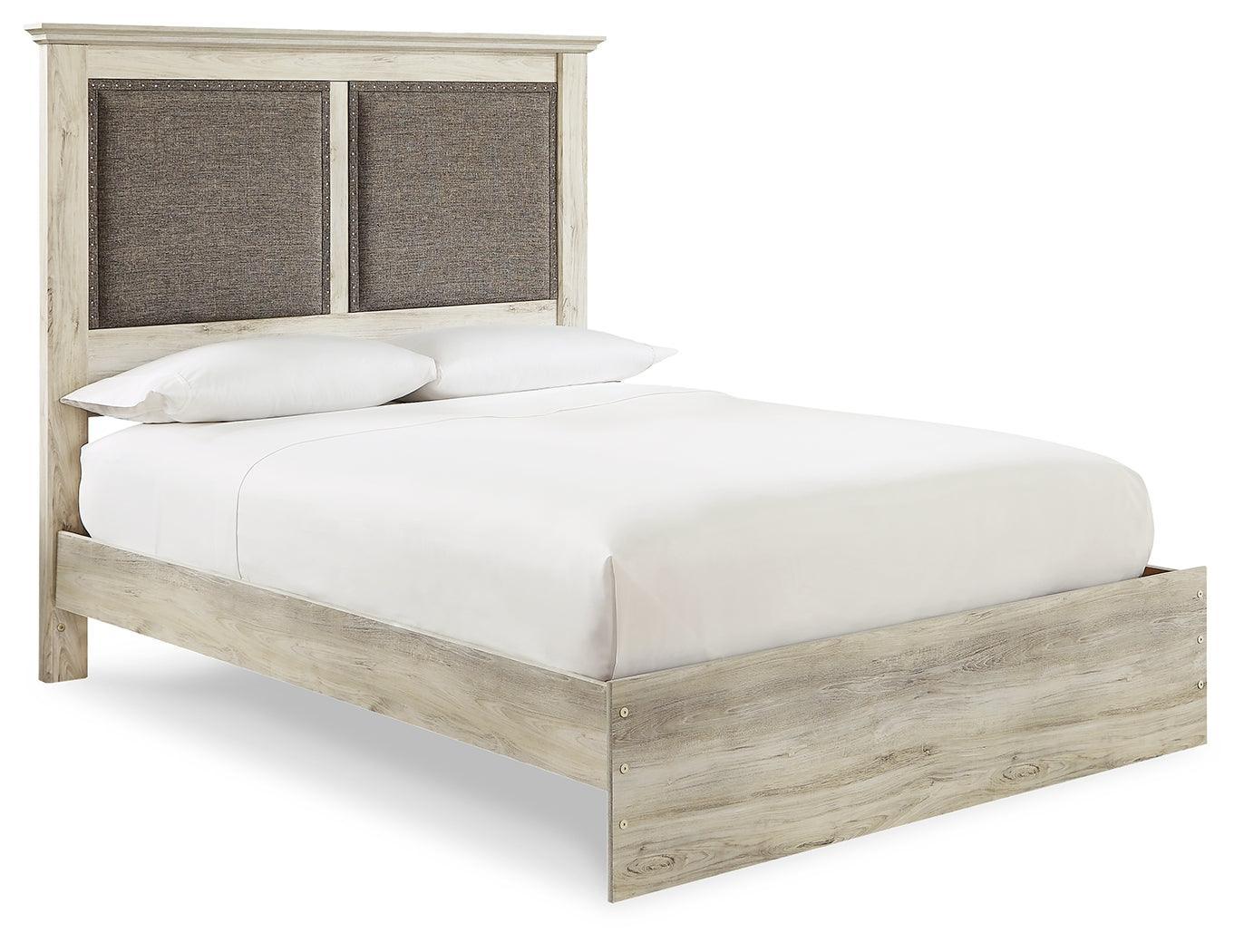 Cambeck Whitewash Upholstered Panel Bedroom Set - Image 3