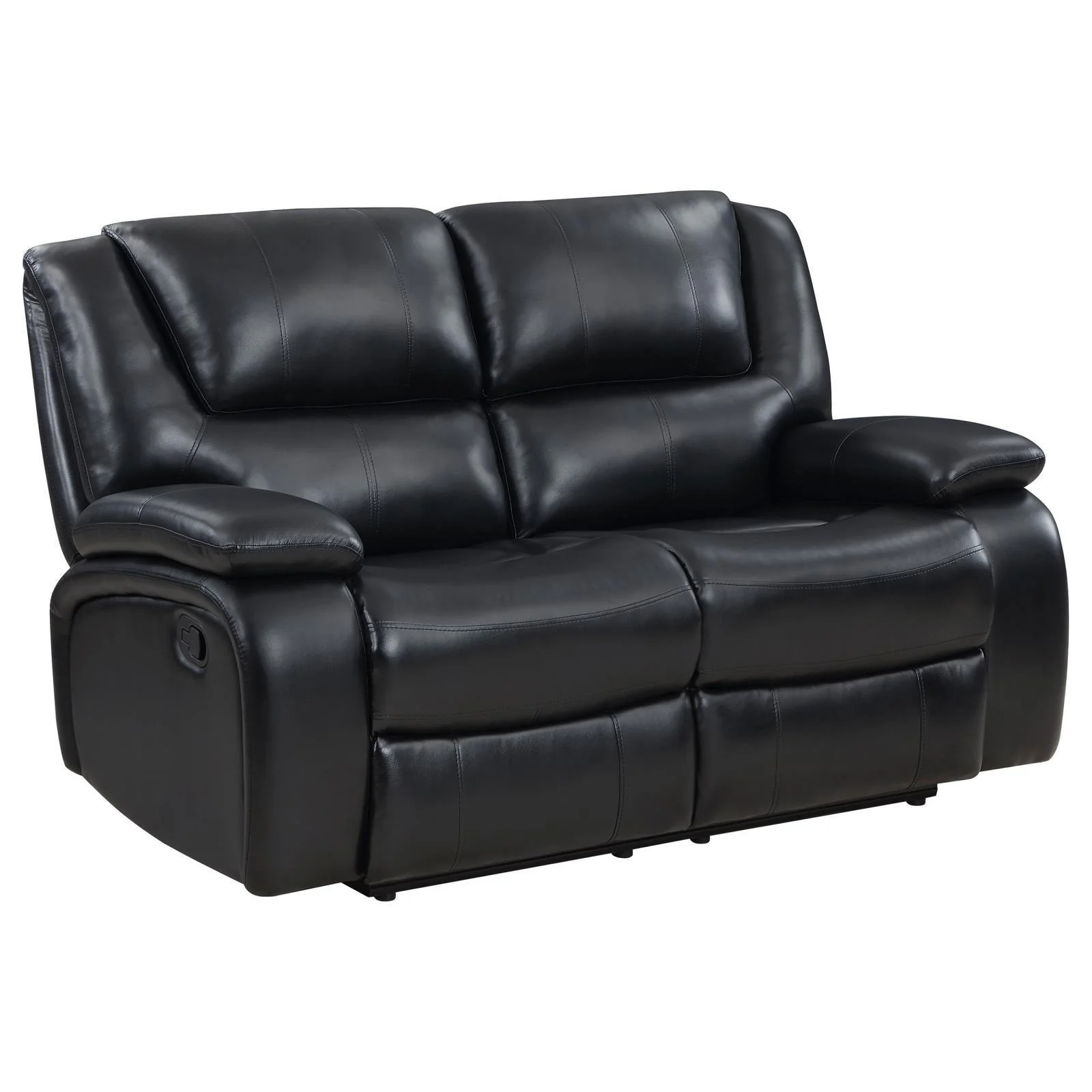 Camila Upholstered Motion Reclining Loveseat Black - Image 3
