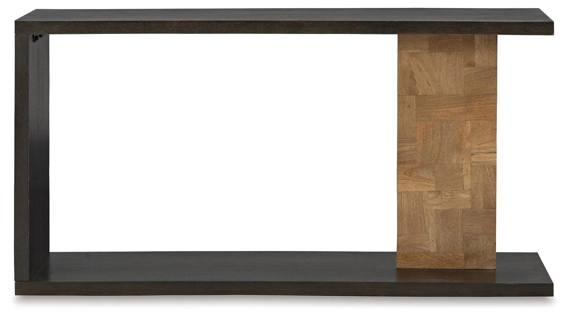 Camlett Brown Console Sofa Table - Image 3