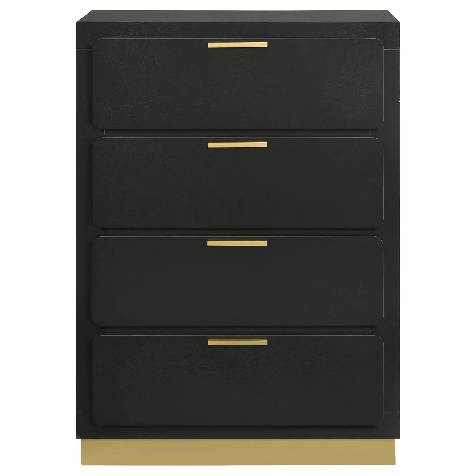 Caraway 4 Drawer Bedroom Chest Black - Image 3