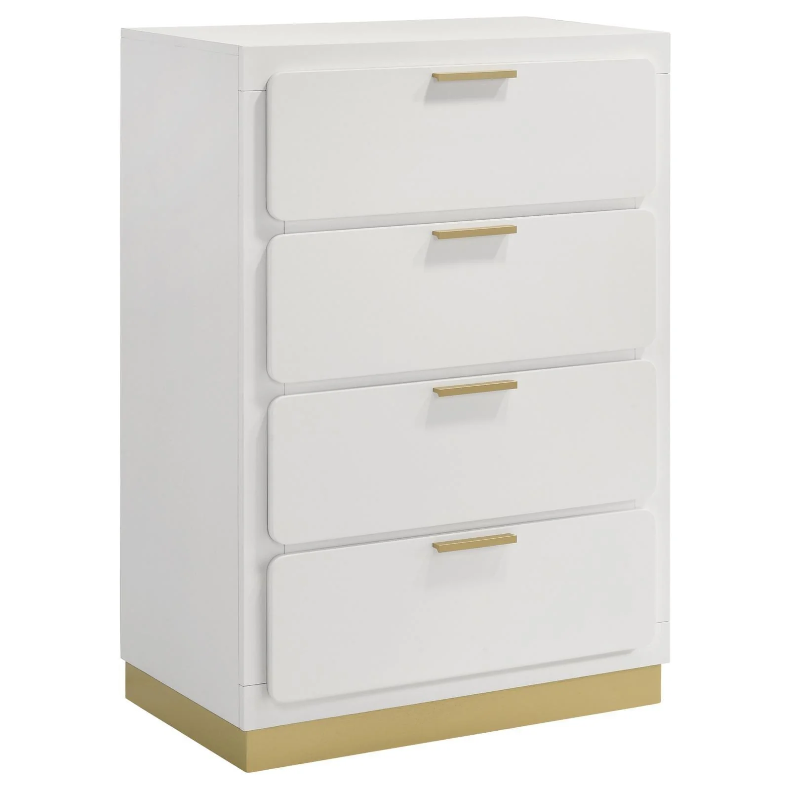Caraway 4 Drawer Bedroom Chest White - Image 1