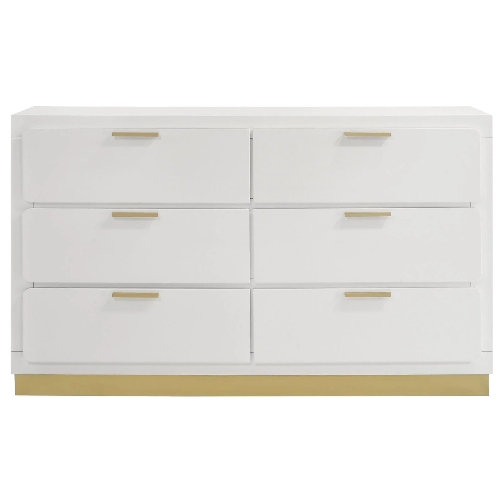 Caraway 6 Drawer Bedroom Dresser White - Image 3