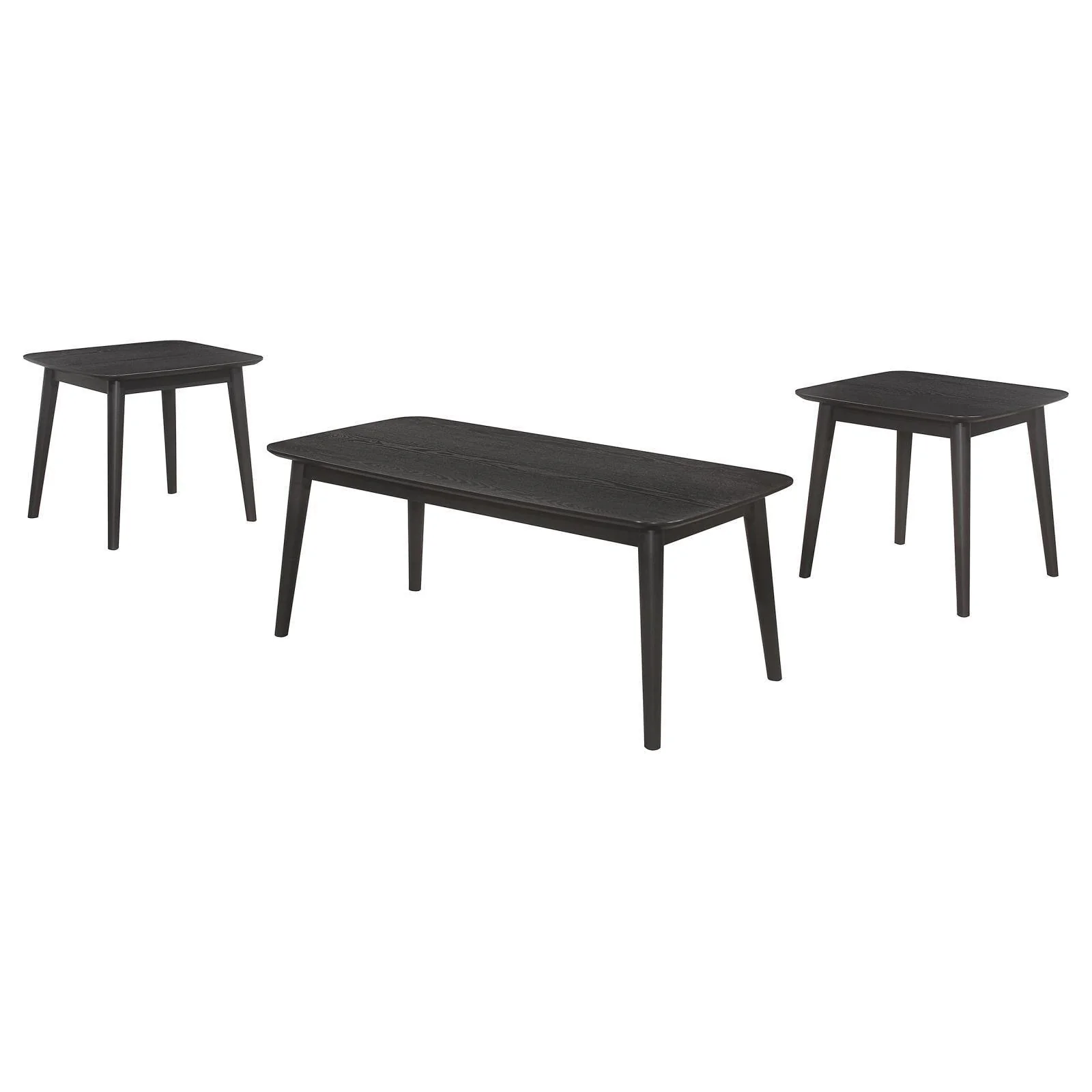 Carey 3-Piece Occasional Set With Coffee End Tables Black - Image 1