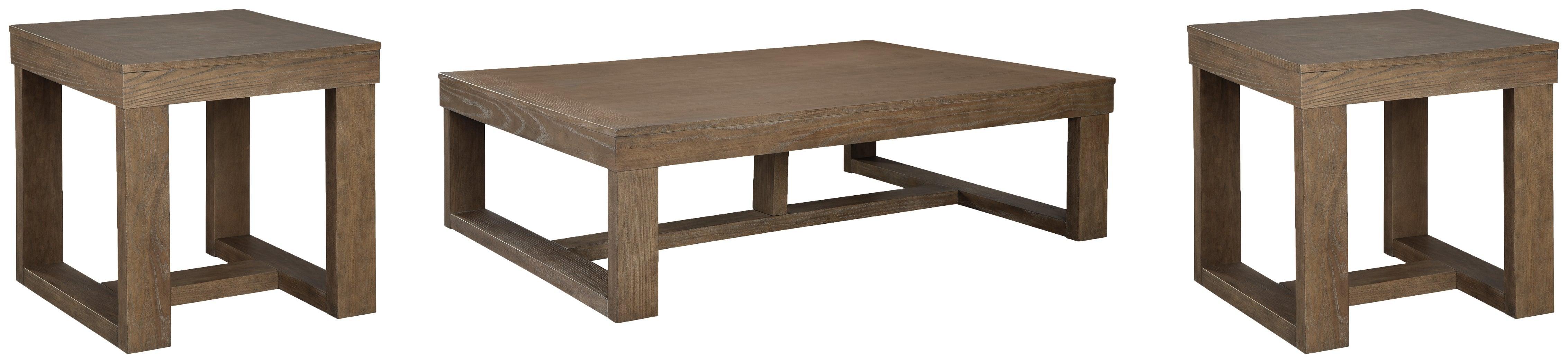 Cariton Gray Coffee Table With 2 End Tables - Image 3