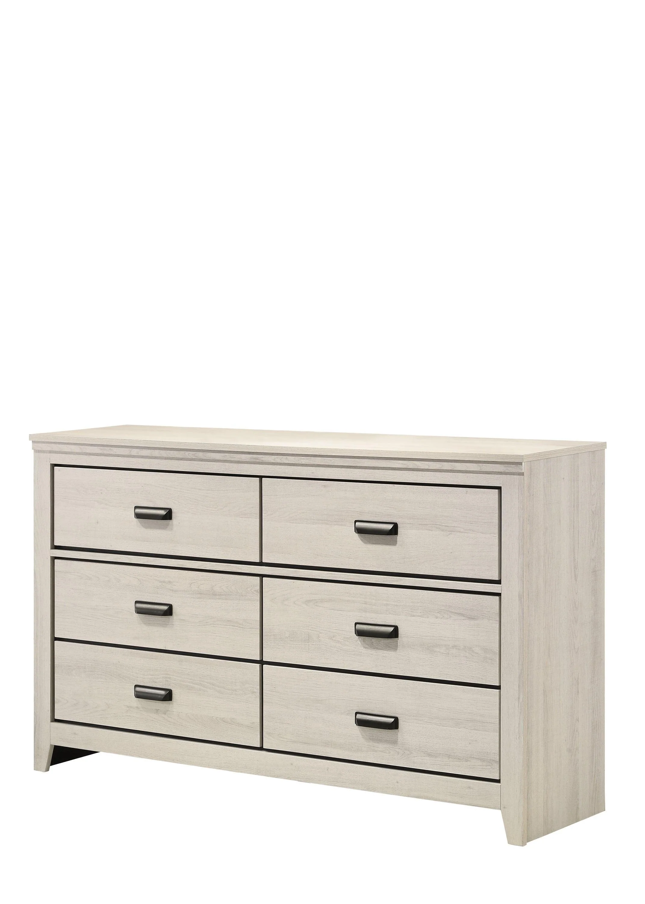 Carter White 6 Drawers Dresser - Image 2