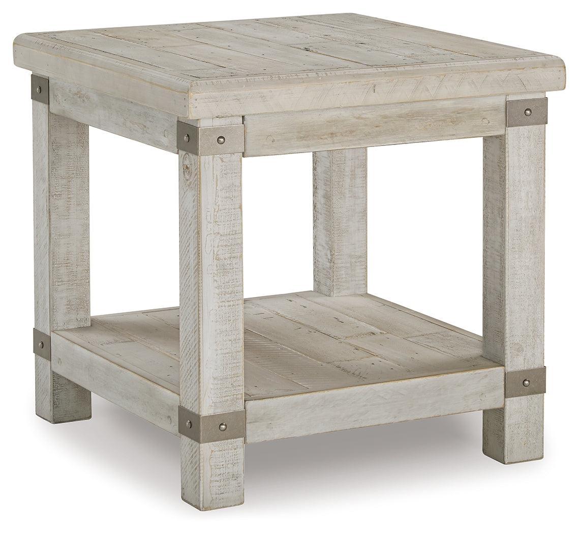 Carynhurst White Wash Gray 2 End Tables - Image 3