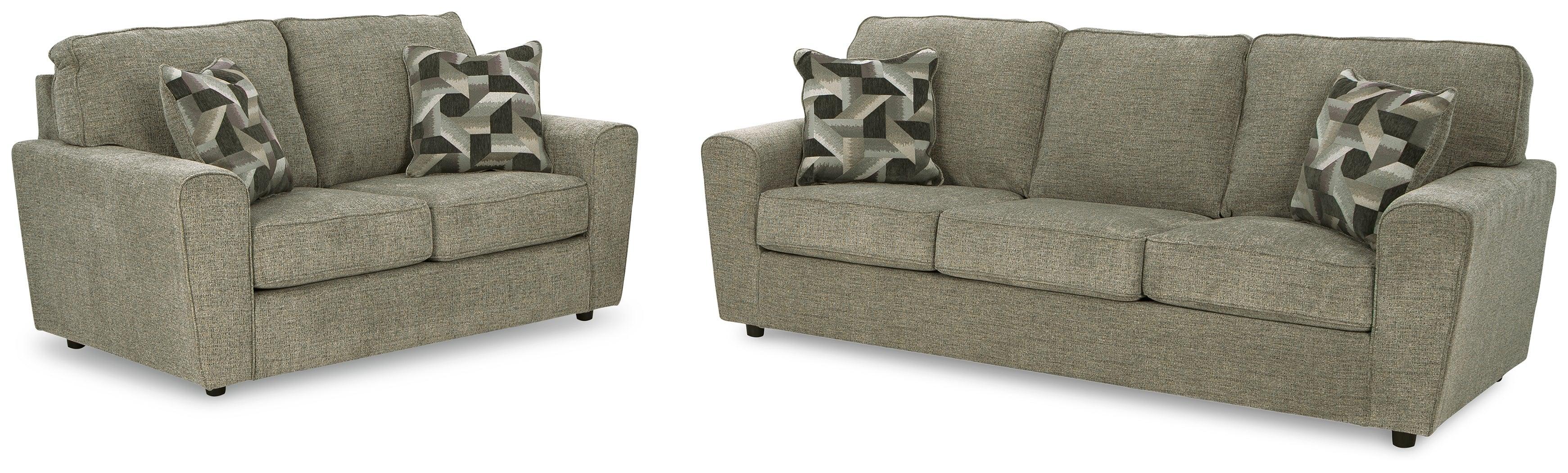 Cascilla Pewter Sofa And Loveseat - Image 2