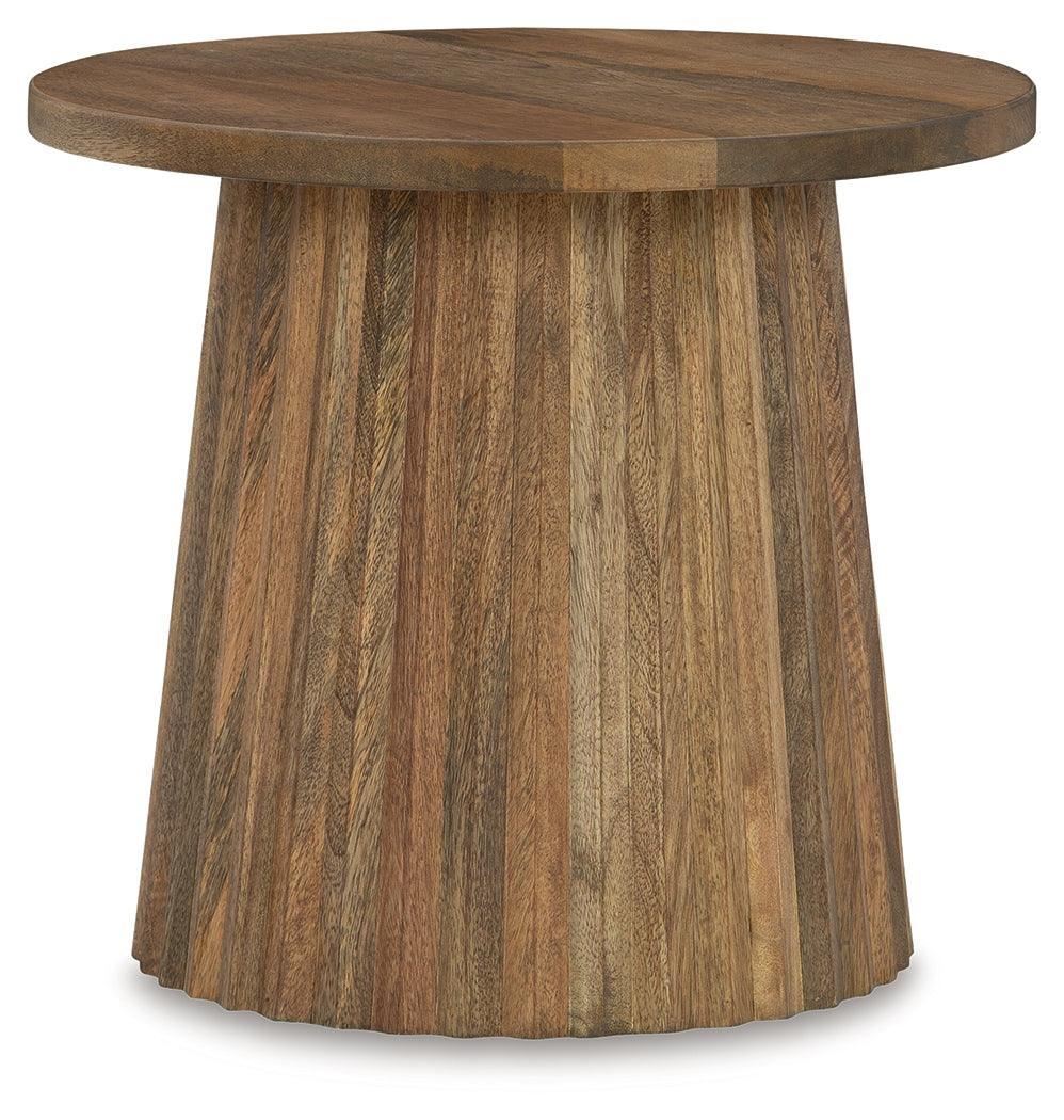 Ceilby Natural Accent Table - Image 2