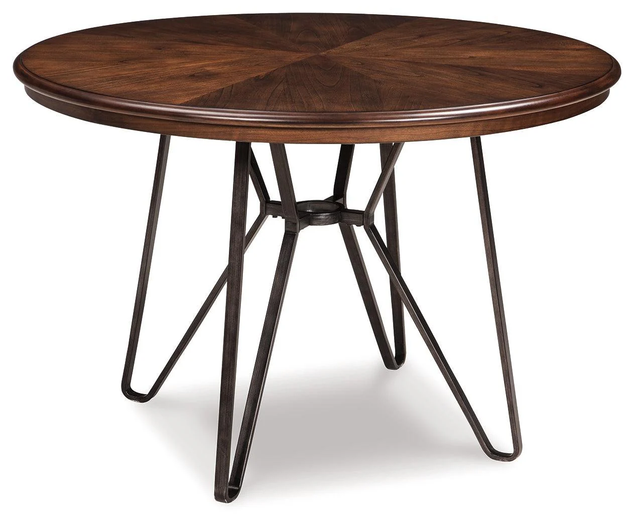 Centiar Two-Tone Brown Circle Dining Room Set - Image 2