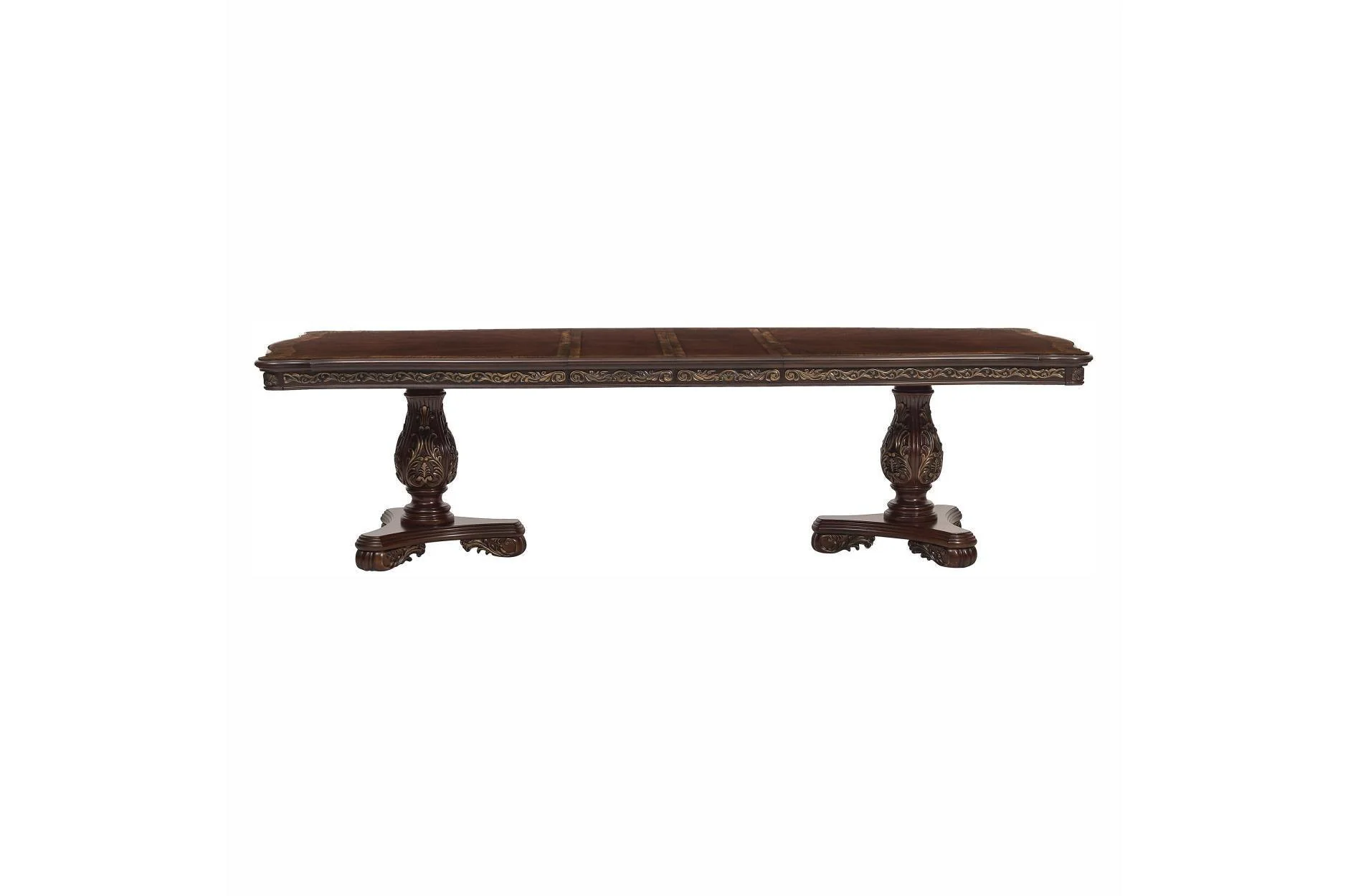 Deryn Park Cherry Upholstered Rectangular Dining Room Set - Image 3
