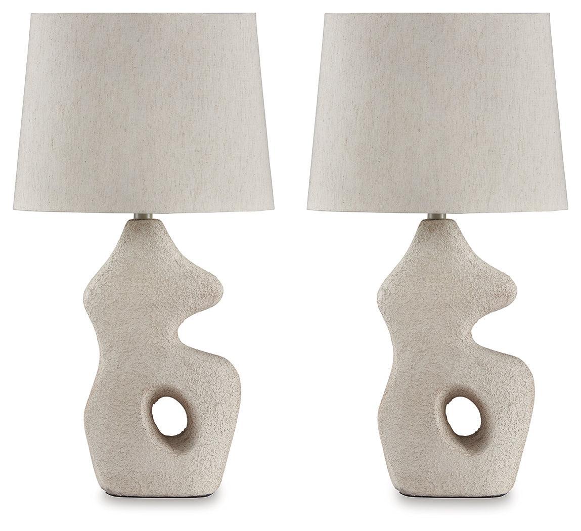 Chadrich Antique Beige Table Lamp (Set of 2) - Image 2