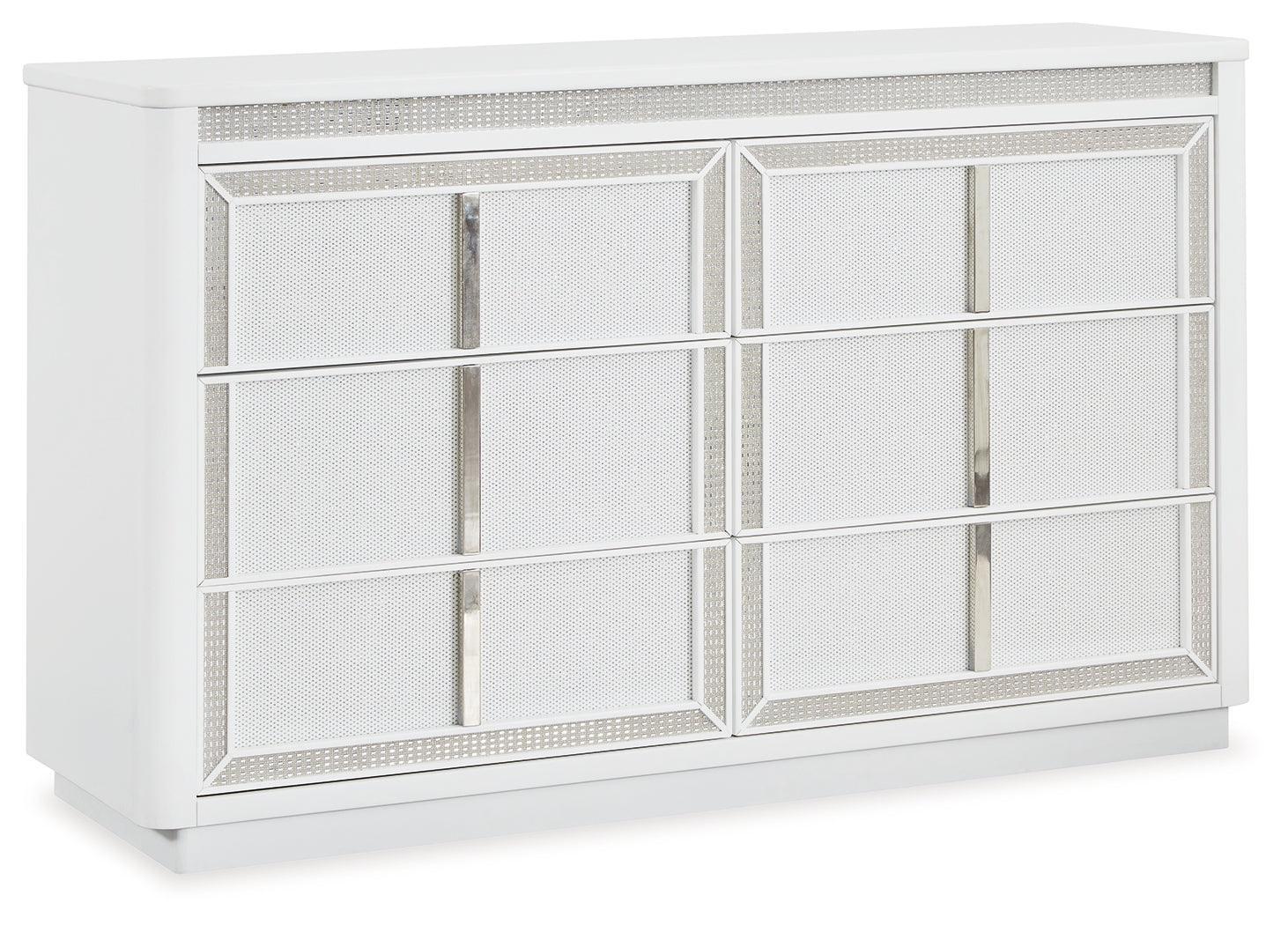 Chalanna White Dresser - Image 2