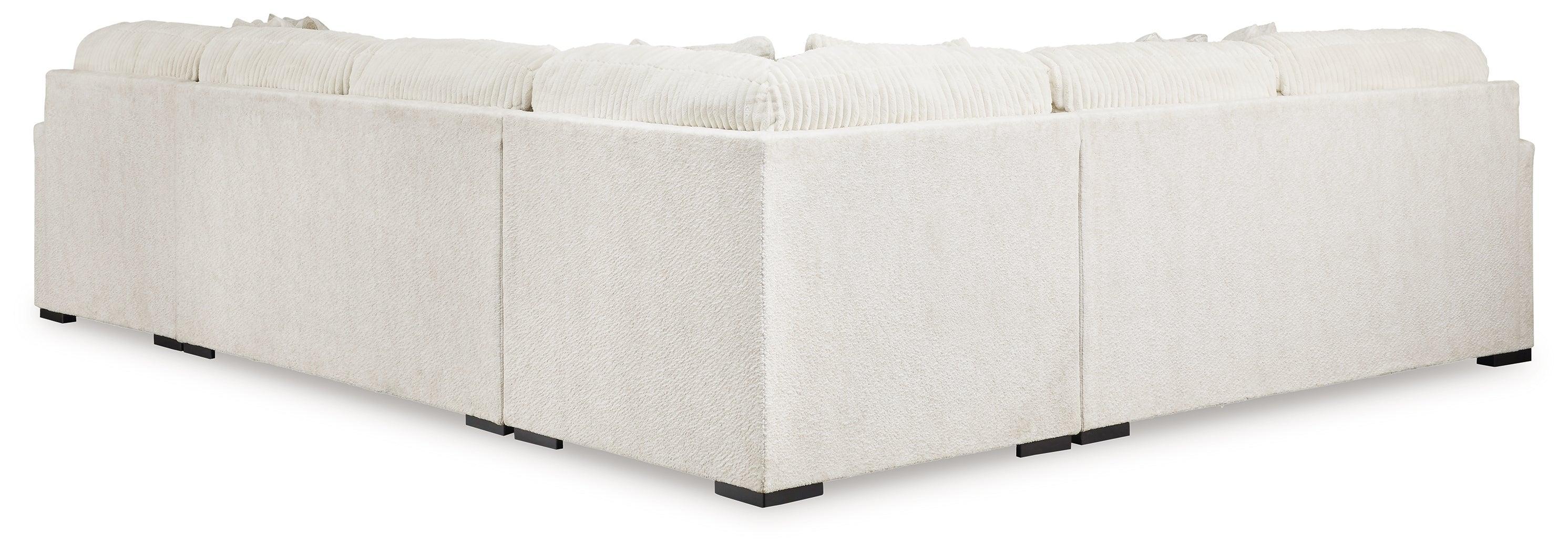 Chessington Ivory 4-Piece Sectional With Chaise - Image 3
