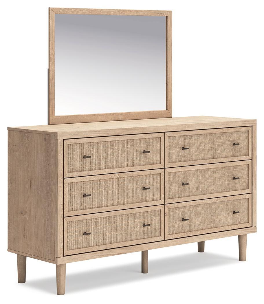 Cielden Two-Tone Dresser And Mirror - Image 2