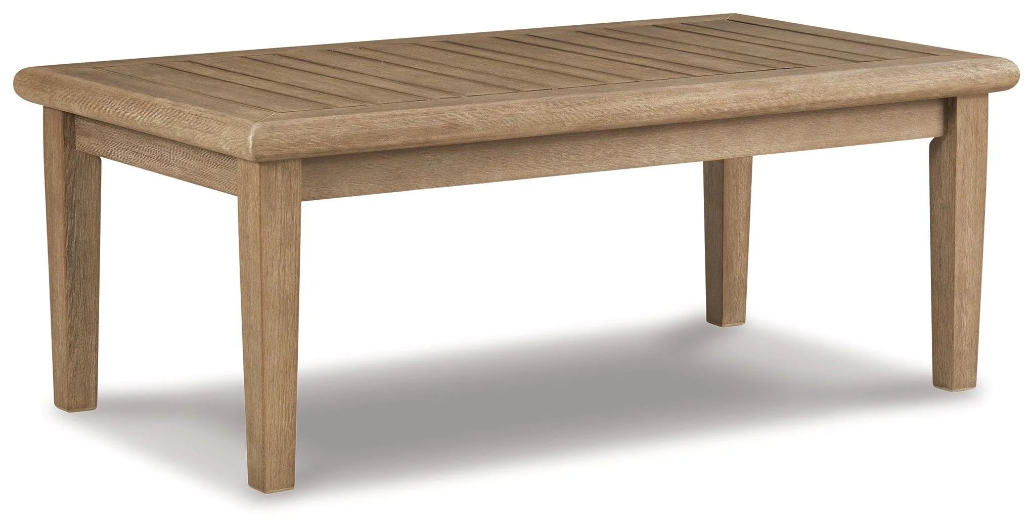 Clare Beige View Outdoor Sofa With Coffee Table - Image 3