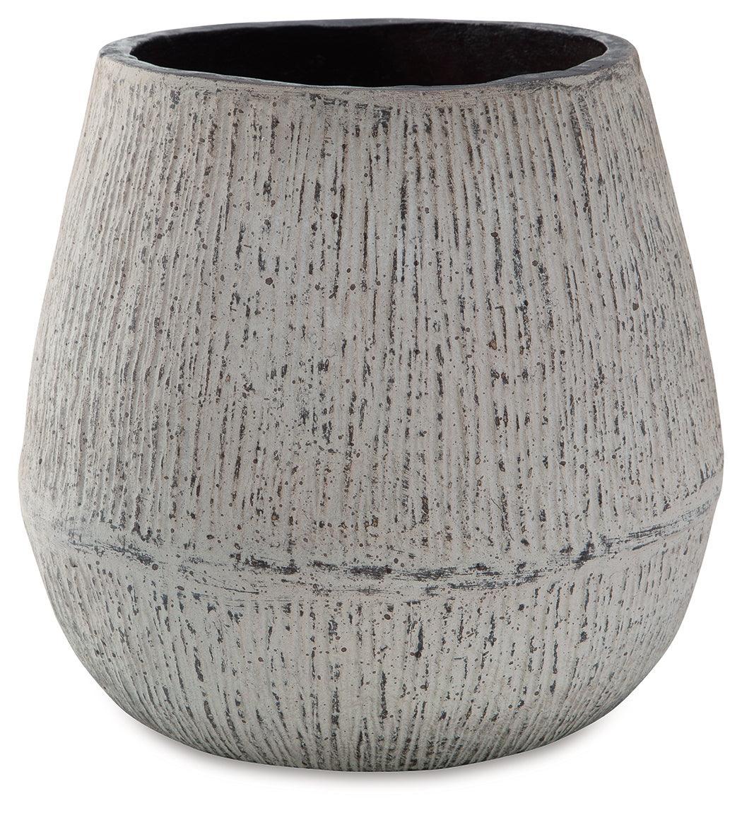 Claymount Distressed Brown Vase - Image 2