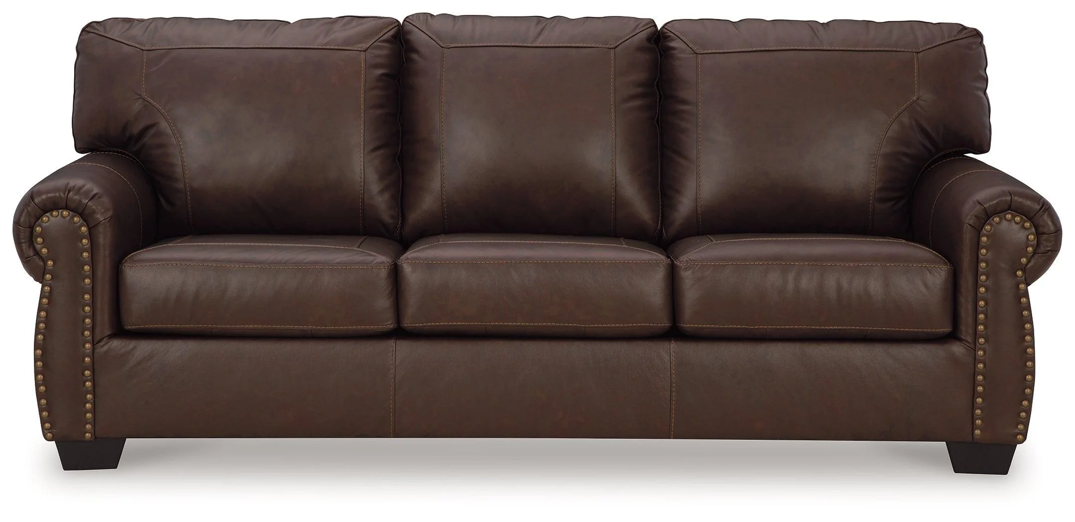 Colleton Dark Brown Sofa Loveseat And Recliner - Image 3