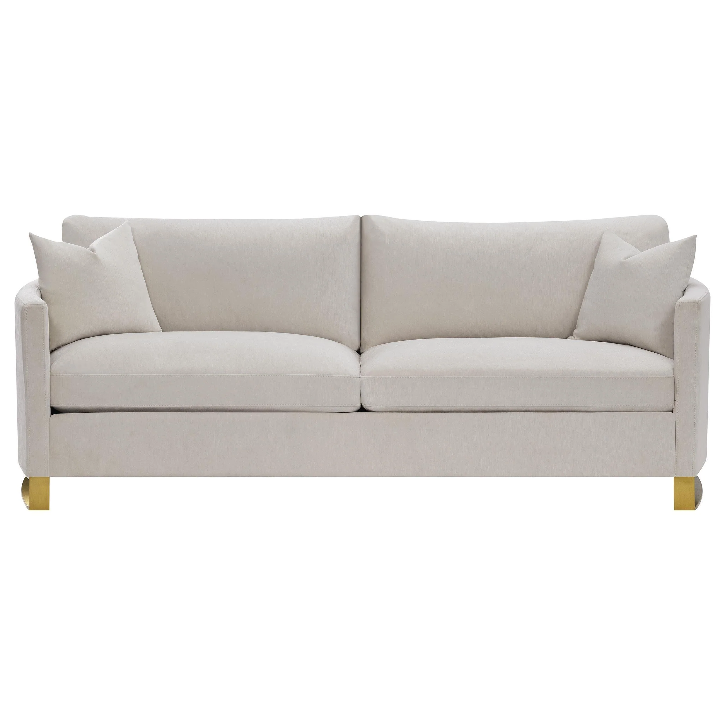 Corliss 3-Piece Upholstered Arched Arm Sofa Set Beige - Image 3
