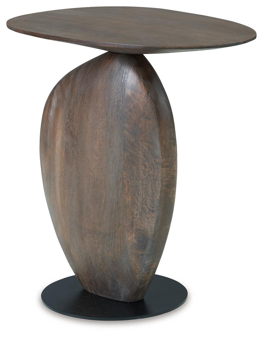 Cormmet Brown Black Accent Table - Image 2