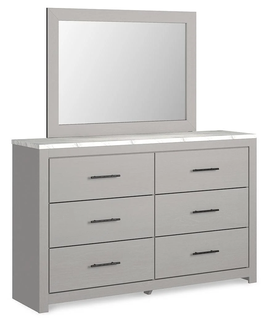 Cottenburg Light Gray White Panel Bedroom Set - Image 2
