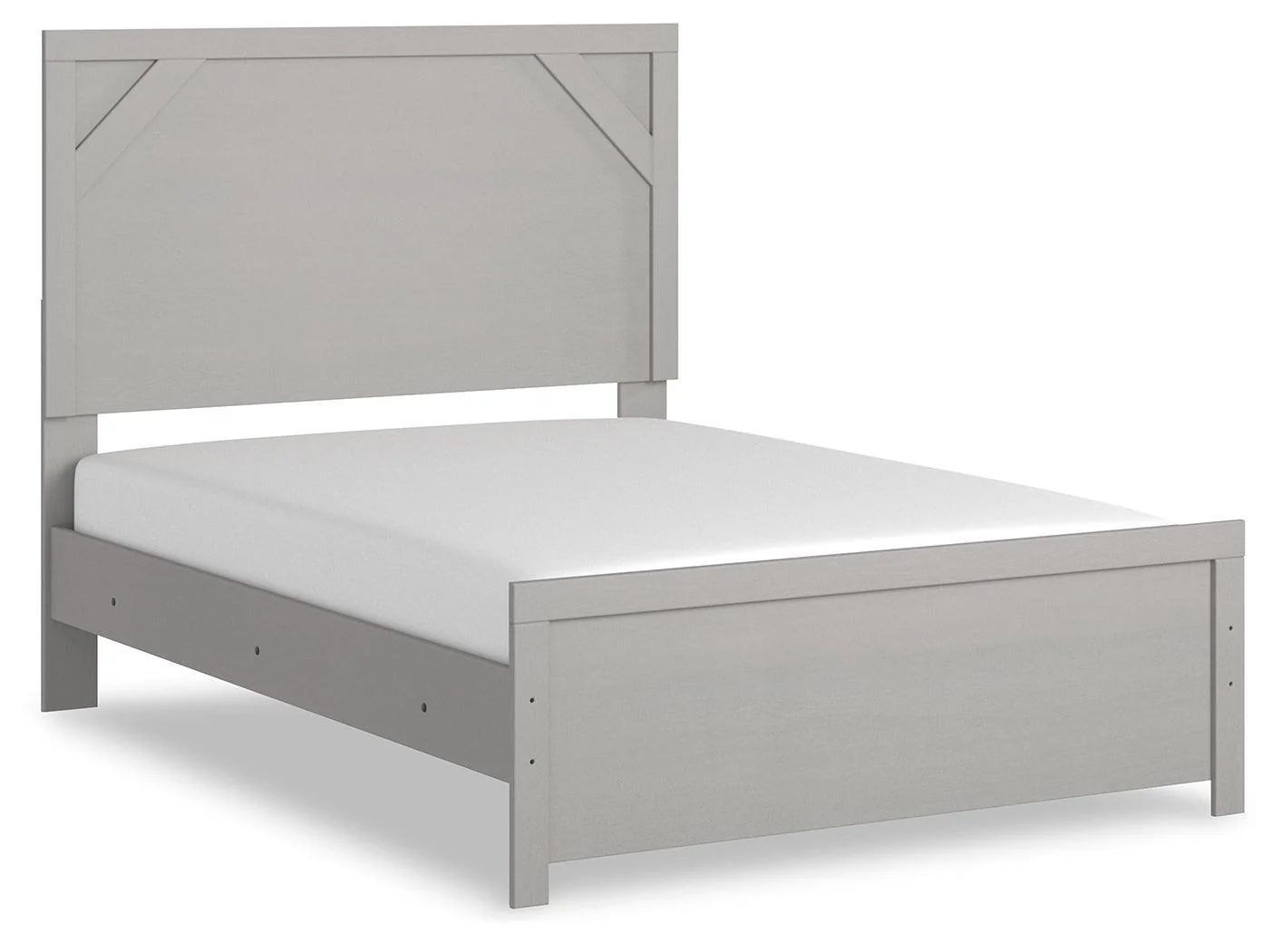 Cottenburg Light Gray White Panel Bedroom Set - Image 3