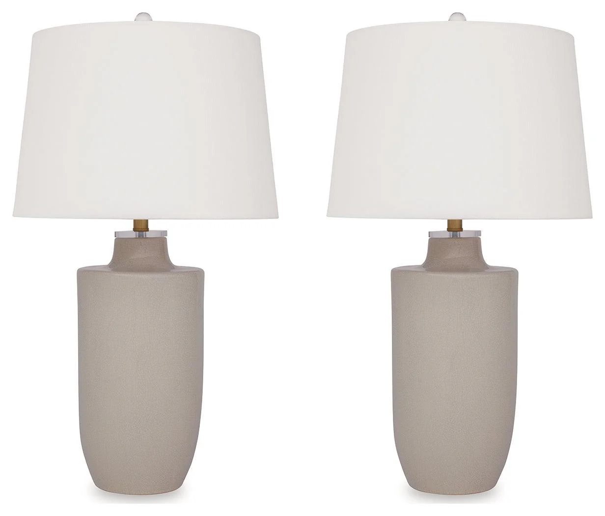Cylener Off White 2-Piece Table Lamp Set - Image 2