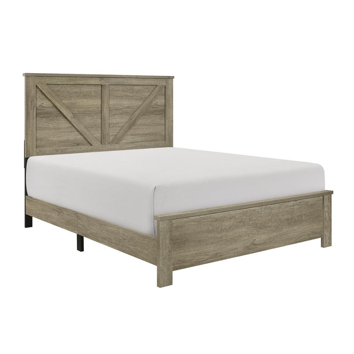 Avenue Light Gray Panel Bedroom Set - Image 2