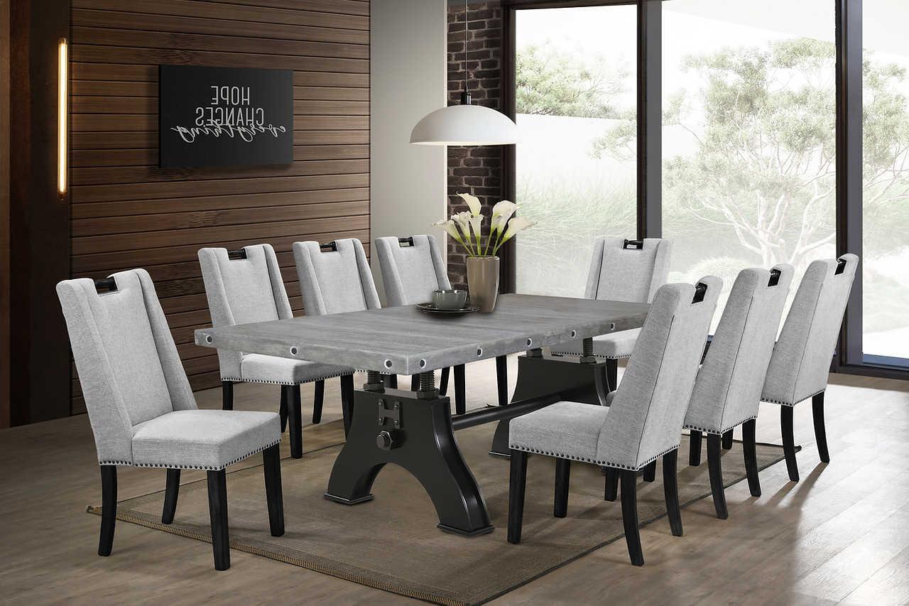 Nordic Gray Dining Room Set - Image 1