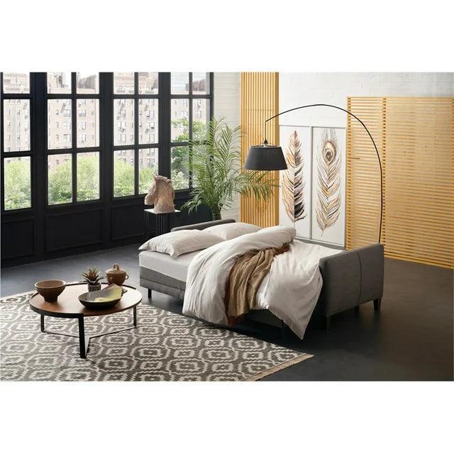 Smart Belzoni Brown blue 3-Seater Sofa Bed With Storage - Image 2