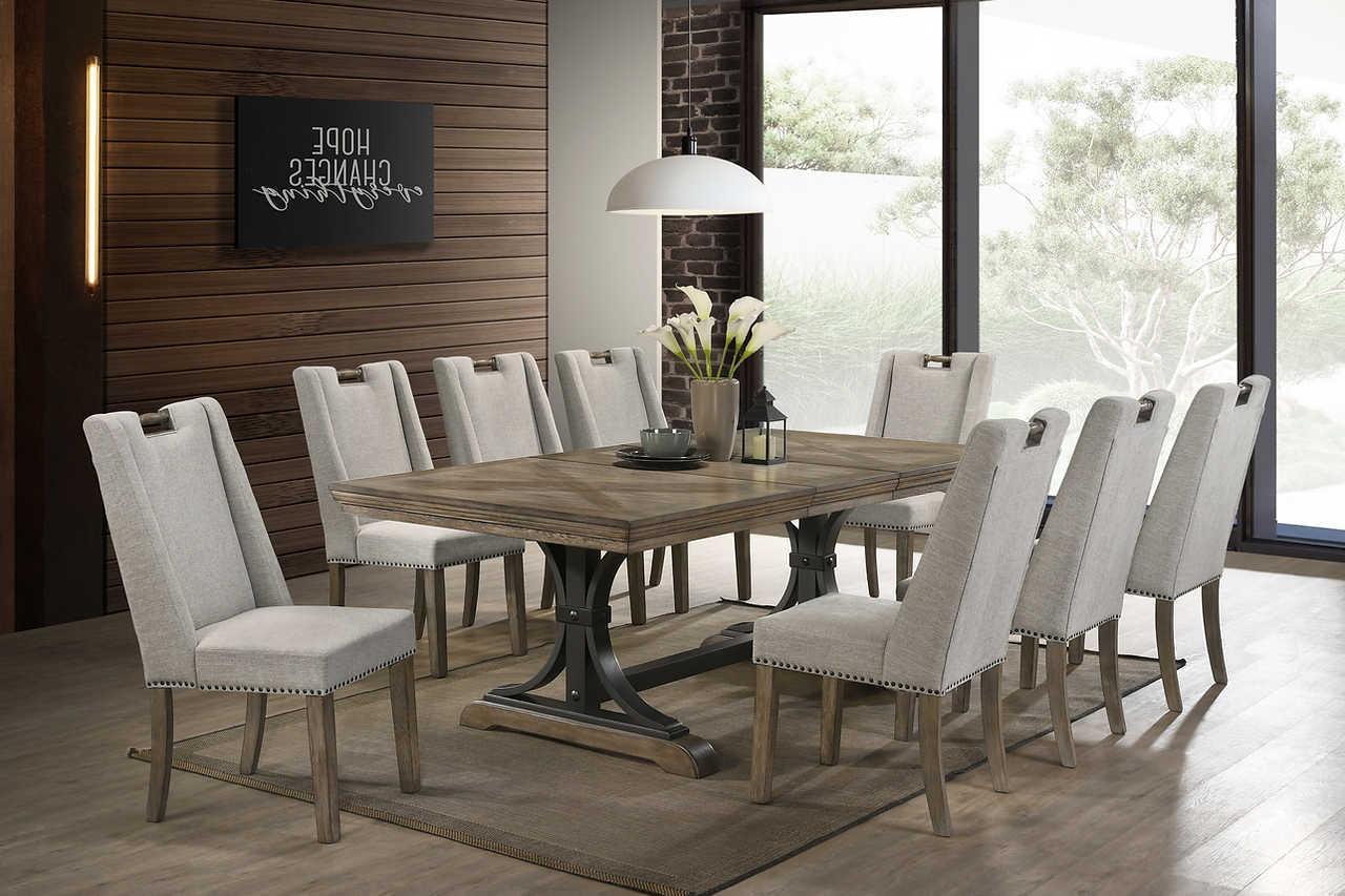 Gaby Brown Gray Dining Room Set - Image 1
