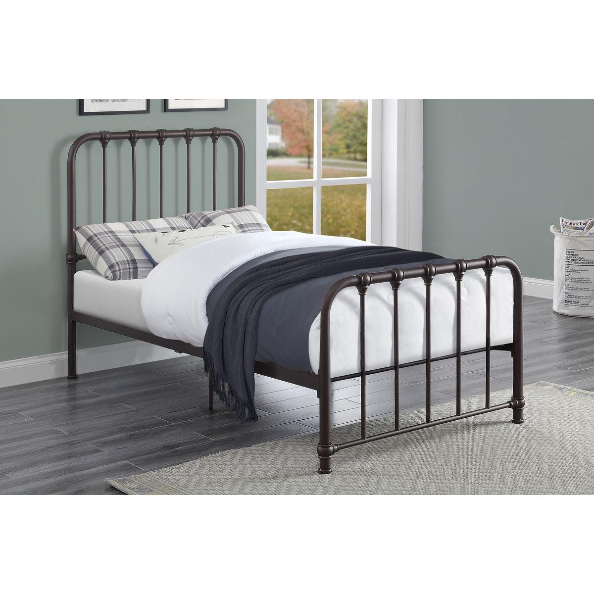 Bethany Dark Bronze Platform Twin Bed - Image 3