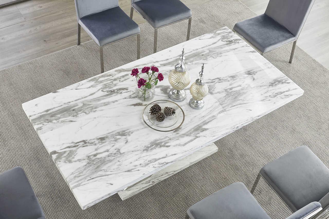 Viva Faux Marble Dining Table - Image 1