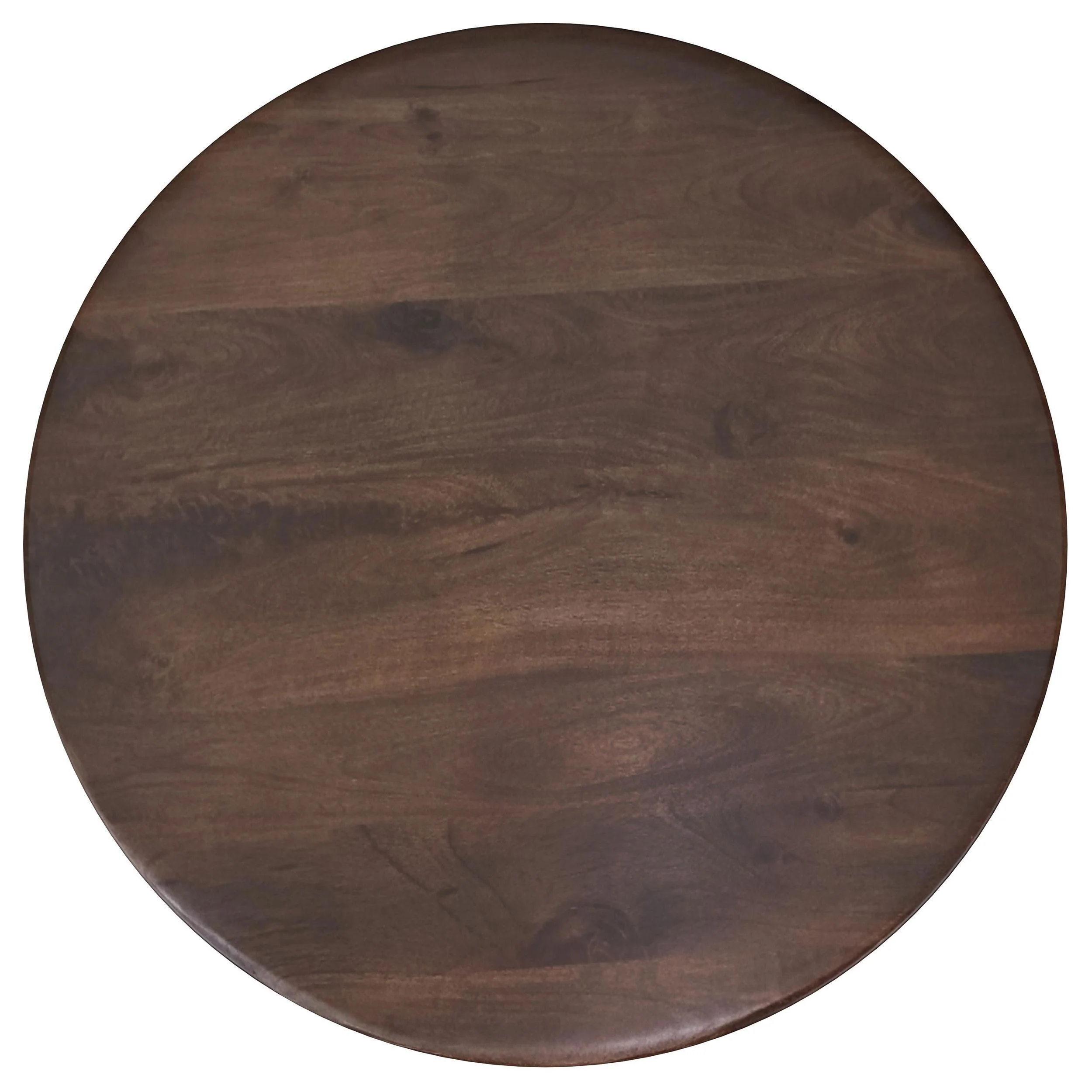 Dale Round Solid Mango Wood Coffee Table Brown - Image 3