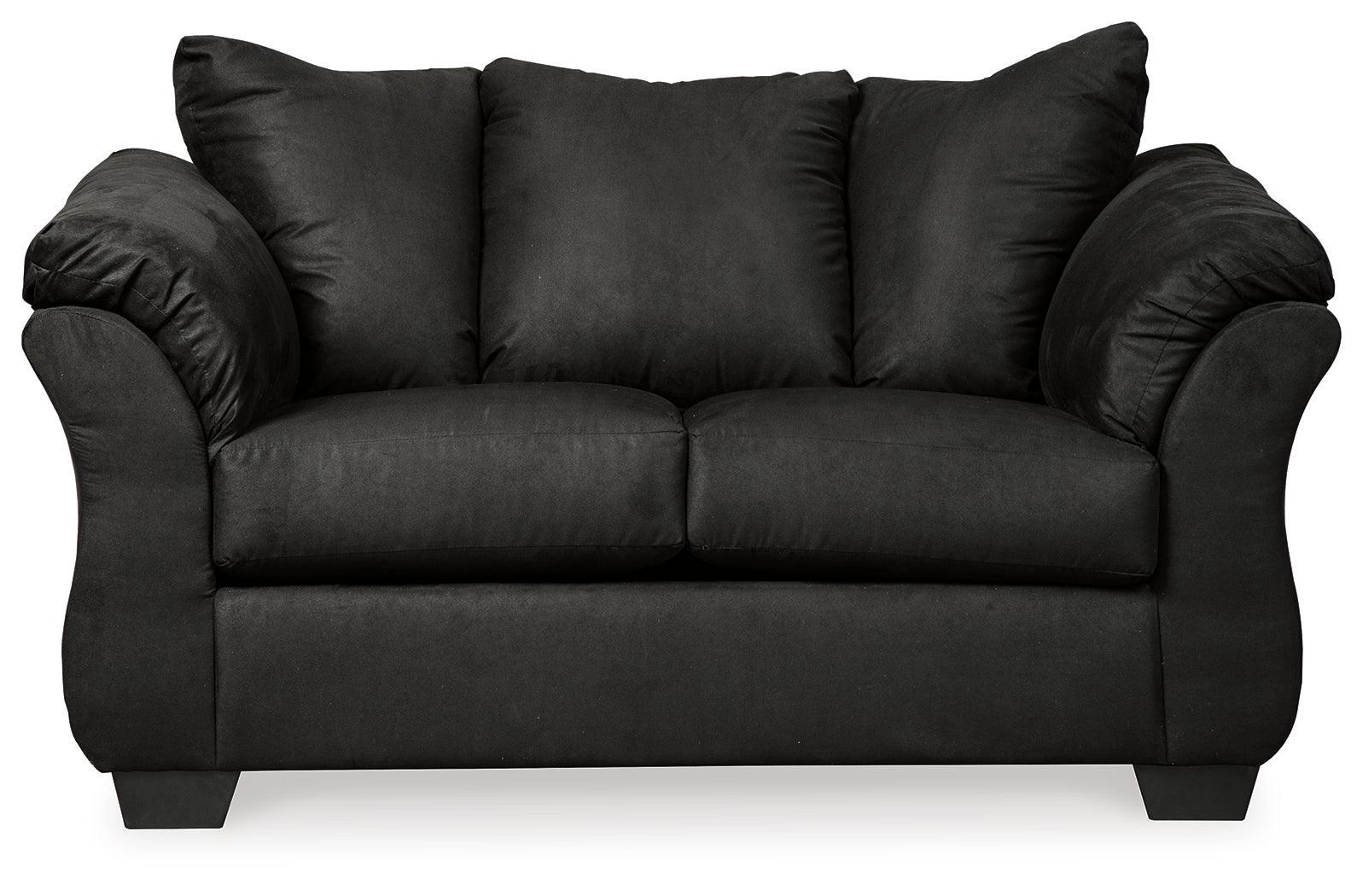 Darcy Black Sofa And Loveseat - Image 3