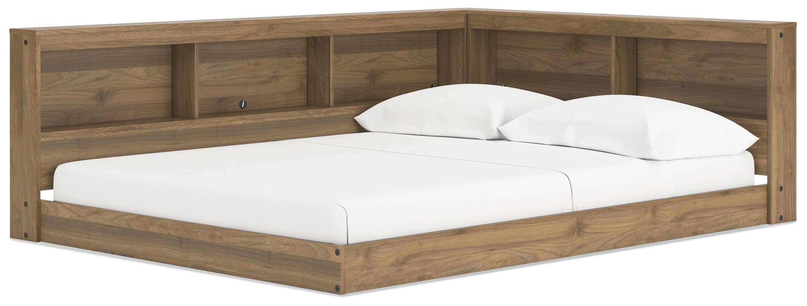 Deanlow Honey Full Bookcase Storage Bed - Image 2