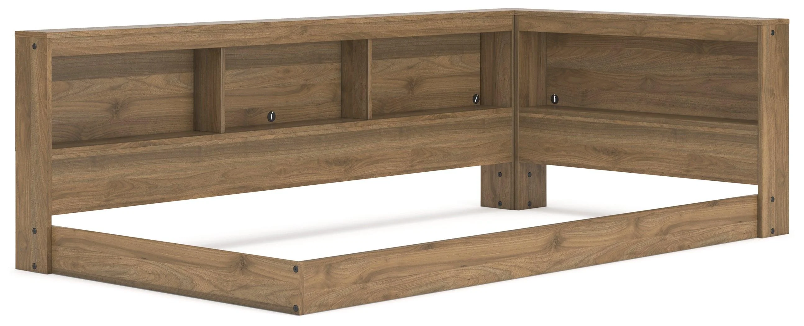 Deanlow Honey Twin Bookcase Storage Bed - Image 3