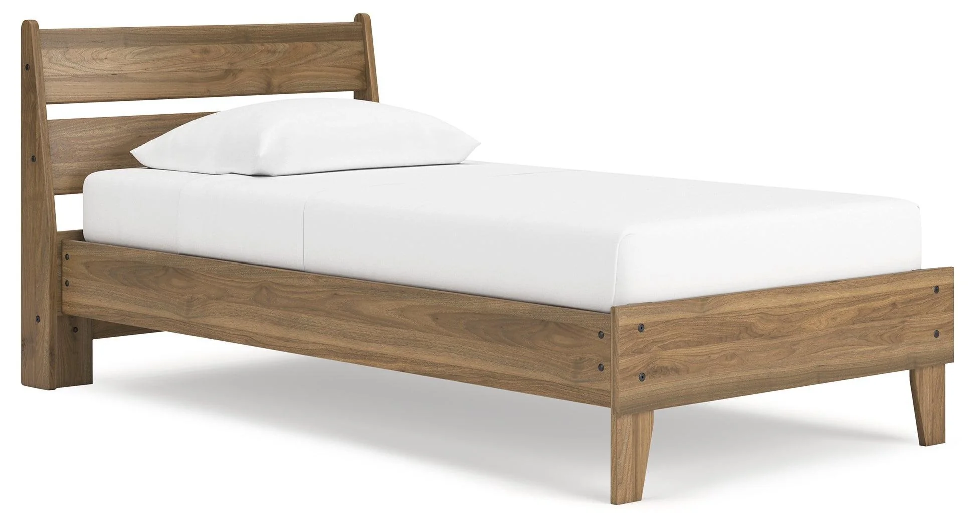 Deanlow Honey Twin Platform Panel Bed - Image 2