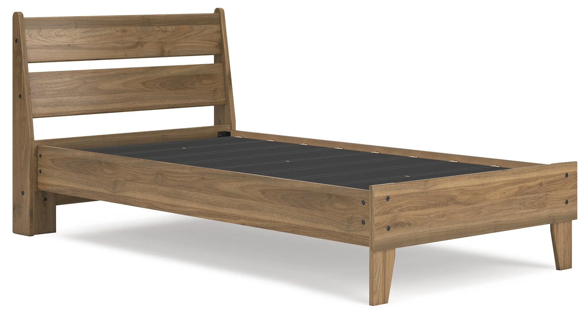 Deanlow Honey Twin Platform Panel Bed - Image 3