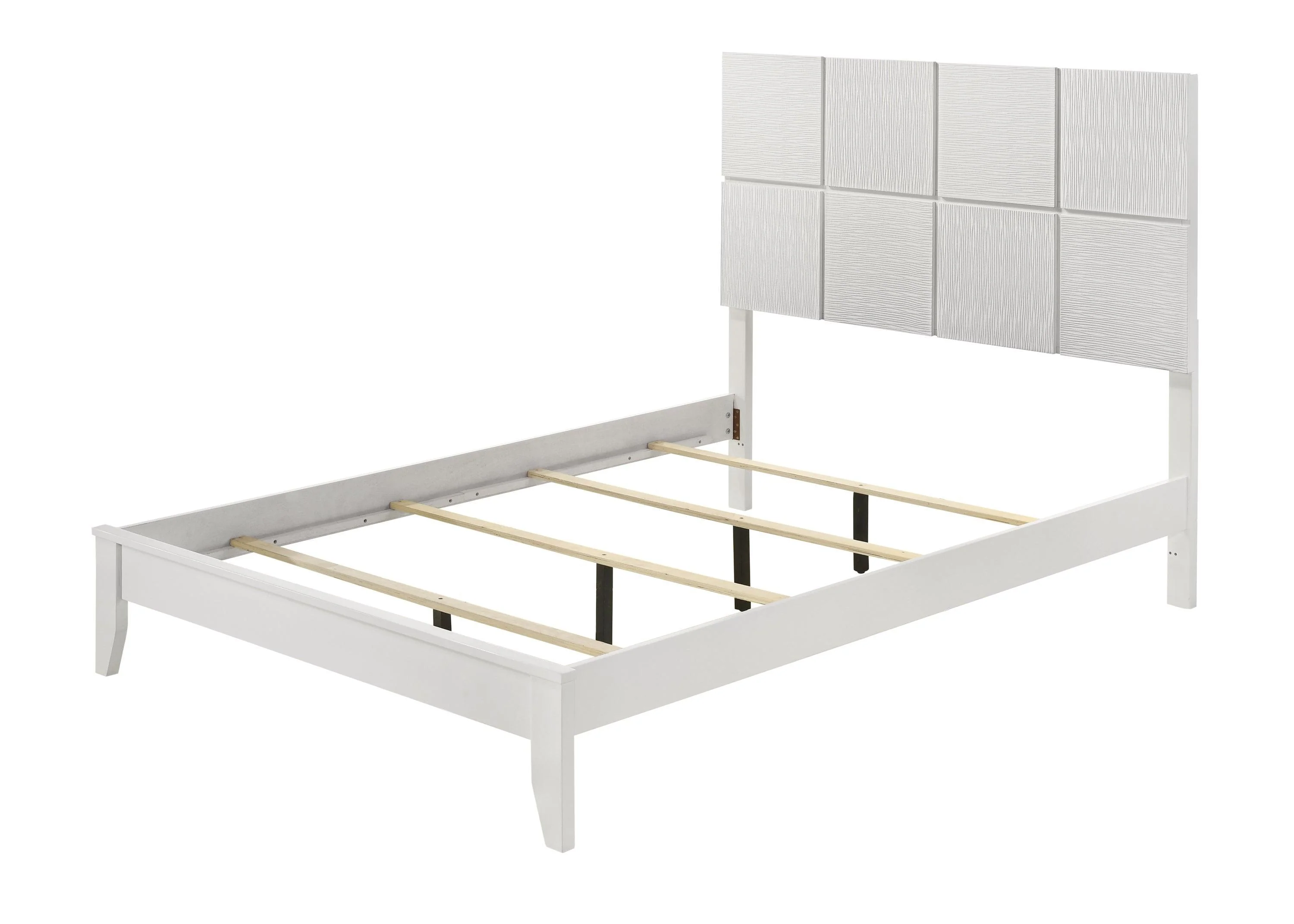 Denker Evan White Panel King Bed - Image 3