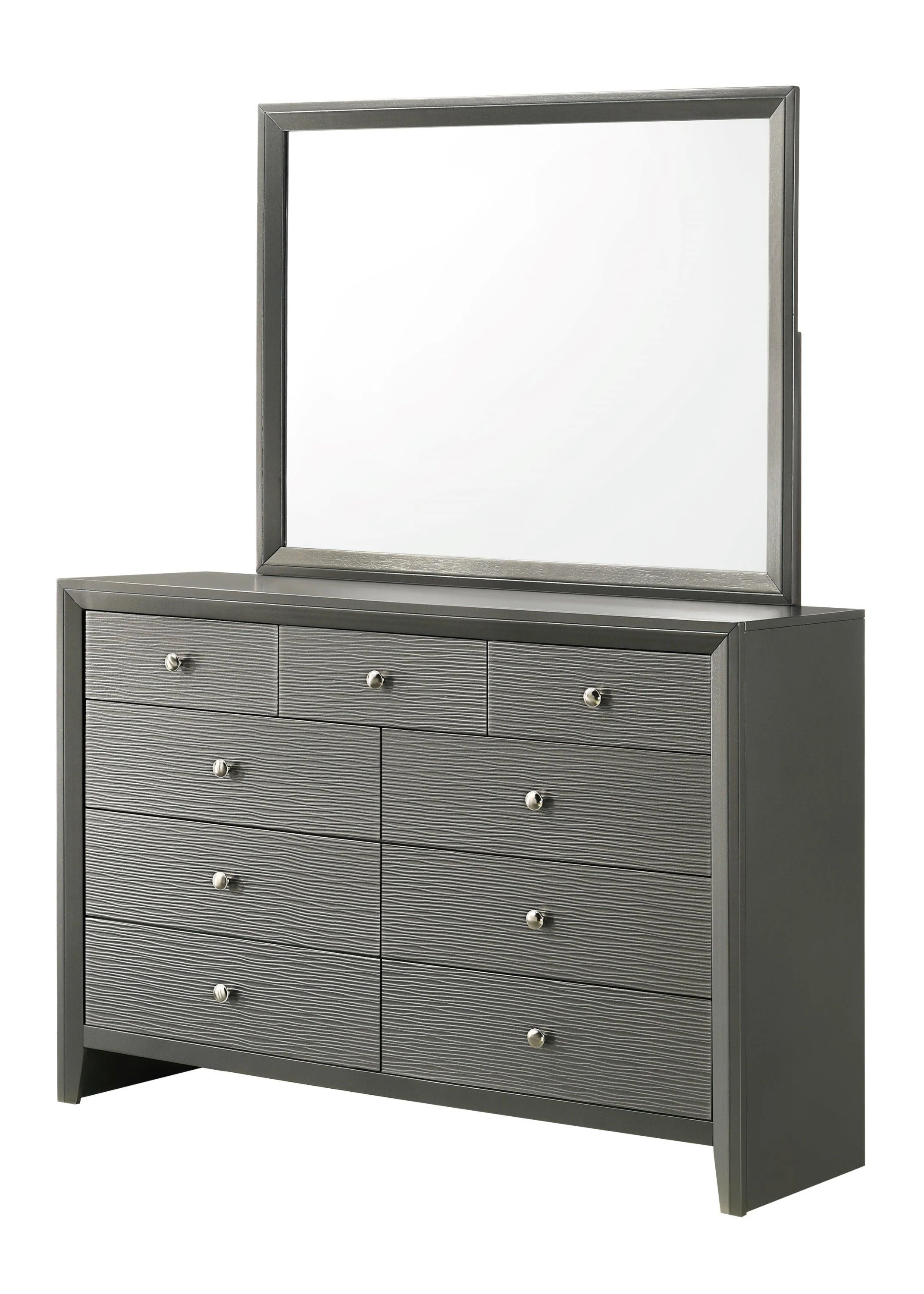 Denker Gunmetal 5 Drawers Chest - Image 2