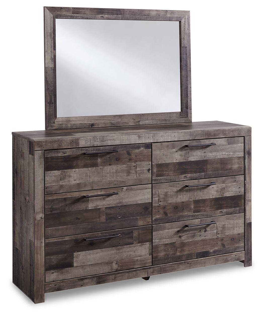 Derekson Multi Gray Panel 6 Storage Bedroom Set - Image 3